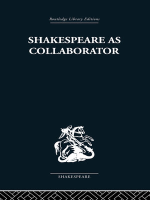 cover image of Shakespeare as Collaborator